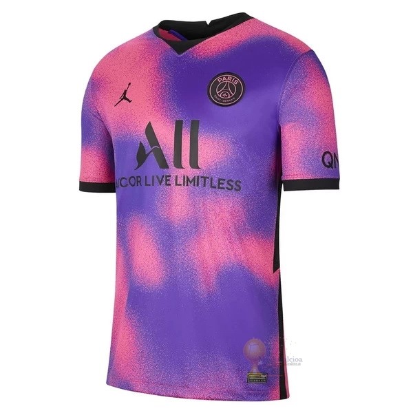 Calcio Maglie Thailandia Terza Paris Saint Germain 2020 2021 Purpureo