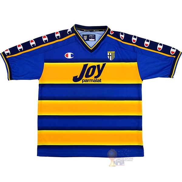 Calcio Maglie Casa Camiseta Parma Retro 2001 2002 Giallo
