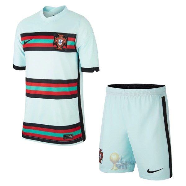 Calcio Maglie Away Conjunto De Bambino Portogallo 2020 Bianco