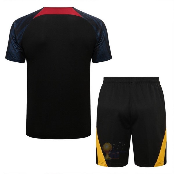 Calcio Maglie Formazione Set Completo Portogallo 2022 Nero I Verde