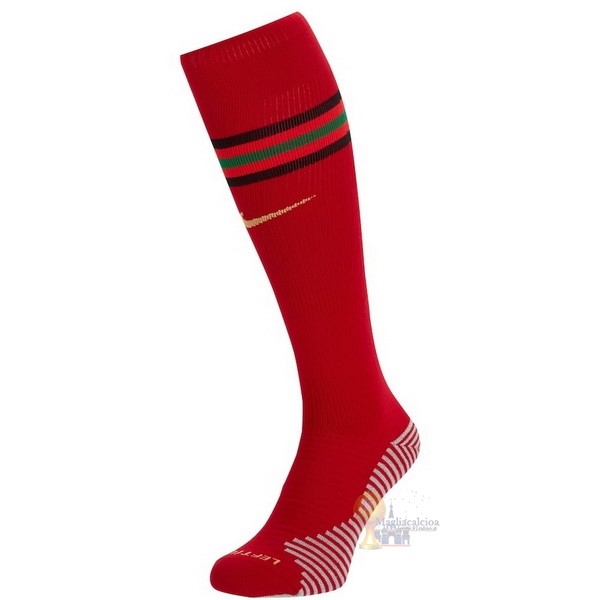Calcio Maglie Home Calzettoni Portogallo 2020 Rosso