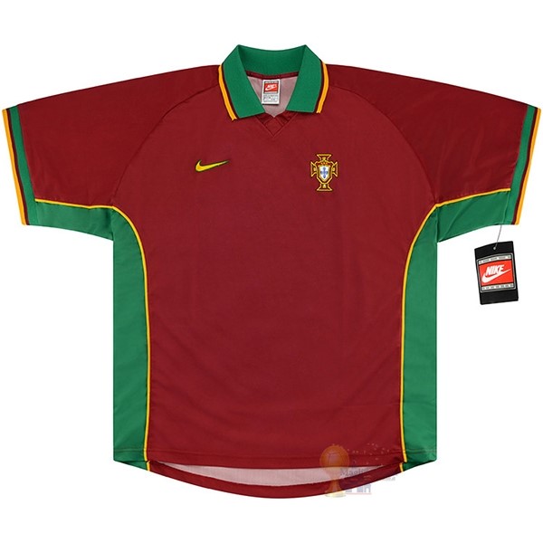 Calcio Maglie Home Maglia Portogallo Stile rétro 1998 Rosso