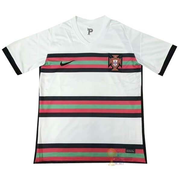 Calcio Maglie Thailandia Away Maglia Portogallo 2020 Bianco