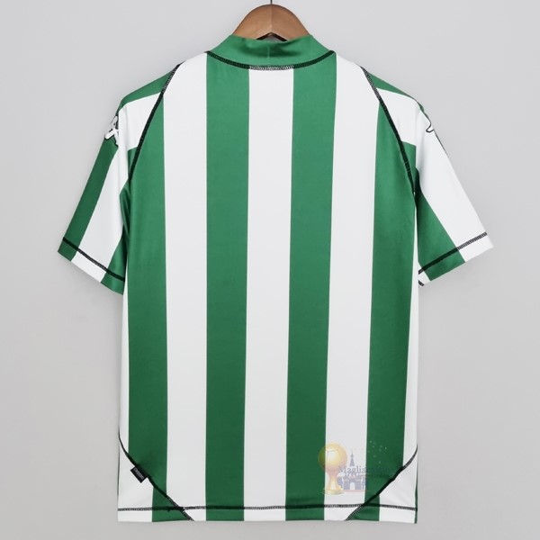 Calcio Maglie Home Maglia Real Betis Stile rétro 2003 2004 Verde
