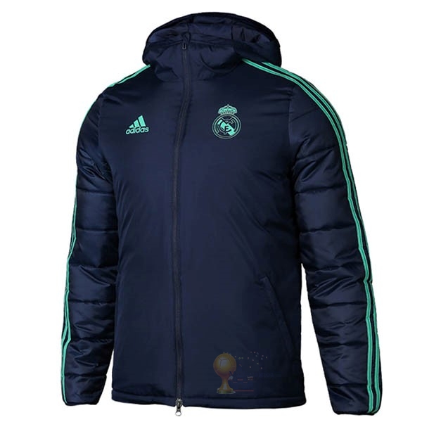 Calcio Maglie Giù Giacca Real Madrid 2019 2020 Blu