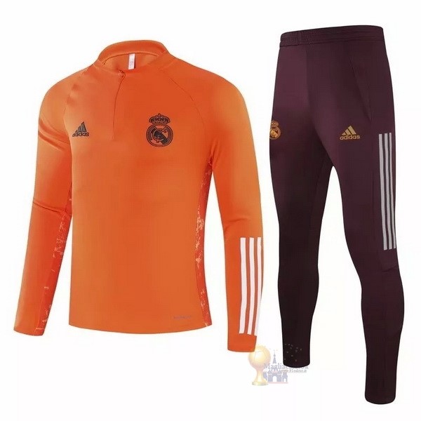 Calcio Maglie Giacca Real Madrid 2020 2021 Arancione