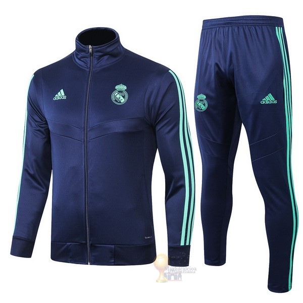 Calcio Maglie Tuta Presentazione Real Madrid 2019 2020 Blu Navy Verde