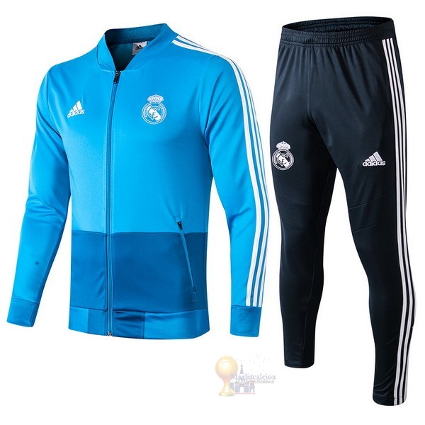 Calcio Maglie Tuta Presentazione Real Madrid 2019 2020 Blu Nero