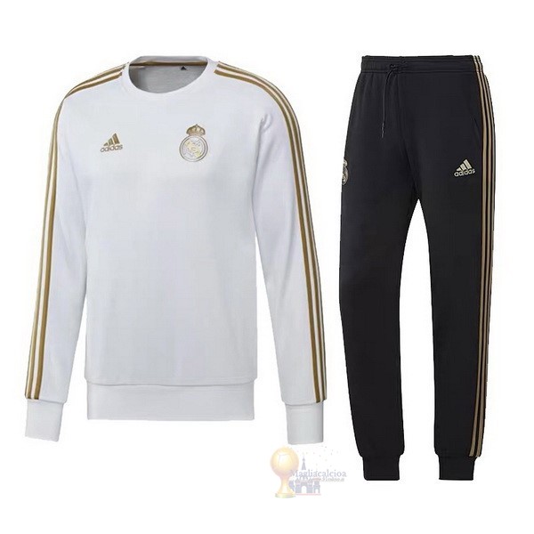 Calcio Maglie Tuta Presentazione Real Madrid 2019 2020 Giallo Bianco