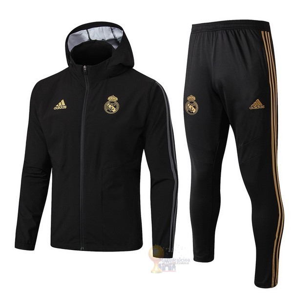 Calcio Maglie Tuta Presentazione Real Madrid 2019 2020 Nero