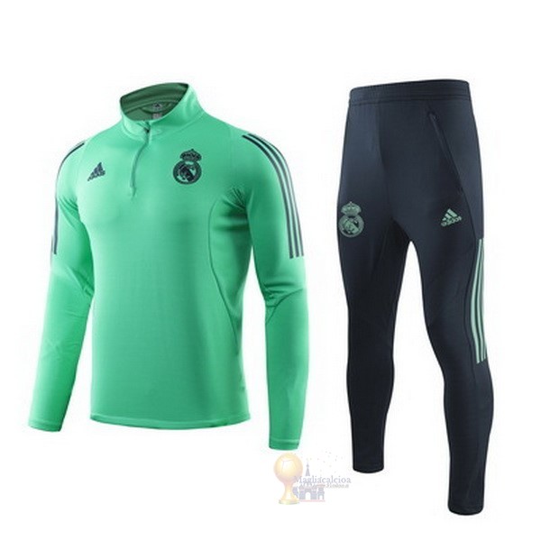 Calcio Maglie Tuta Presentazione Real Madrid 2019 2020 Verde Nero