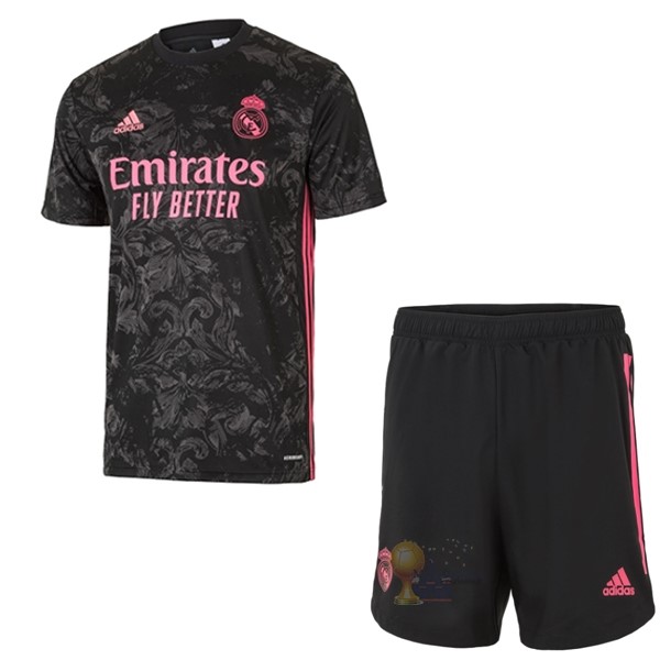 Calcio Maglie Terza Conjunto De Bambino Real Madrid 2020 2021 Nero