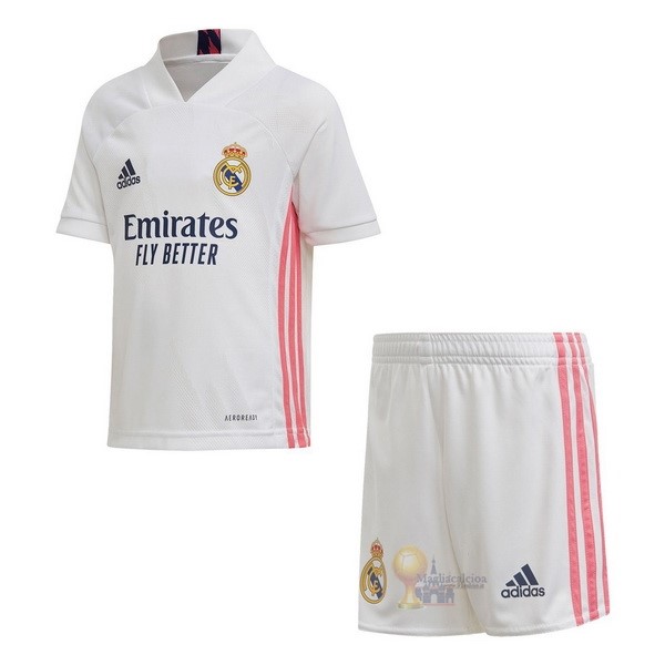 Calcio Maglie Home Conjunto De Bambino Real Madrid 2020 2021 Bianco