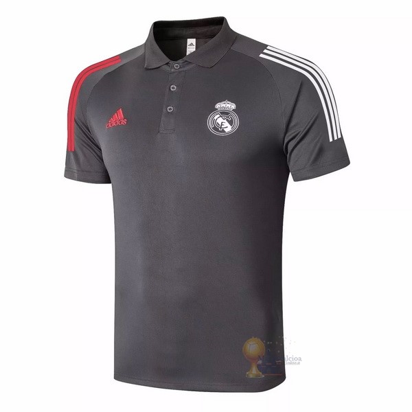 Calcio Maglie Polo Real Madrid 2020 2021 Marrone