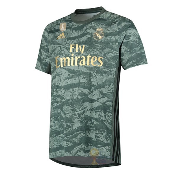 Calcio Maglie Away Maglia Portiere Real Madrid 2019 2020 Verde