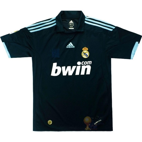 Calcio Maglie Away Maglia Real Madrid Stile rétro 2009 2010 Nero
