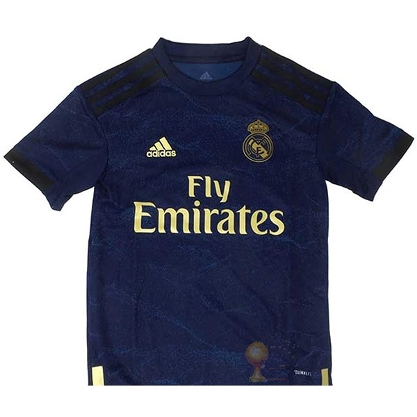 Calcio Maglie Away Maglia Real Madrid Stile rétro 2019 2020 Blu