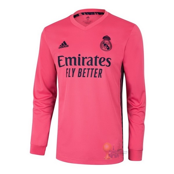 Calcio Maglie Away Manica lunga Real Madrid 2020 2021 Rosa