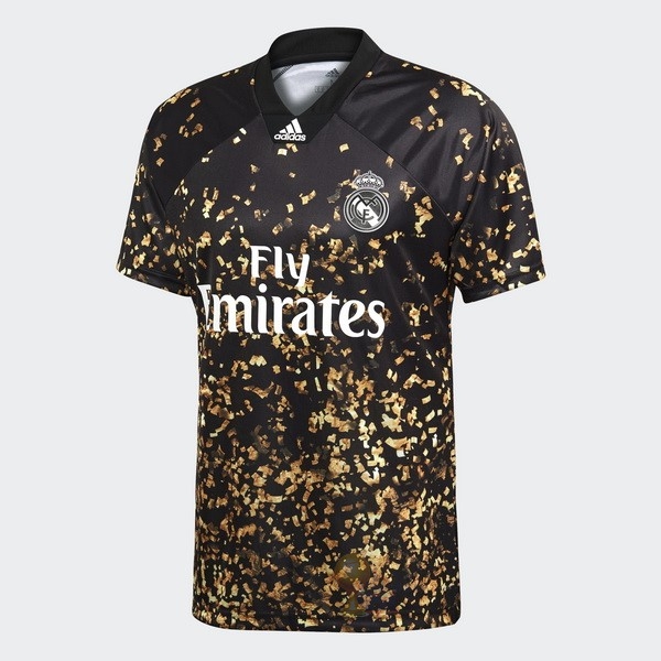 Calcio Maglie EA Sport Maglia Real Madrid 2019 2020 Giallo Nero