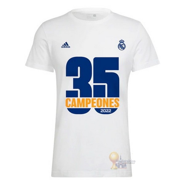 Calcio Maglie Edizione commemorativa Maglia Real Madrid 2022 Bianco