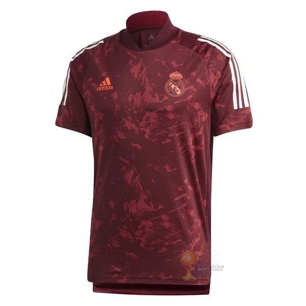 Calcio Maglie Formazione Real Madrid 2020 2021 Borgogna