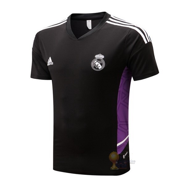 Calcio Maglie Formazione Real Madrid 2022 2023 Nero Purpureo