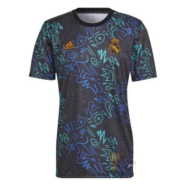 Calcio Maglie Formazione Real Madrid 2022 2023 Nero Verde