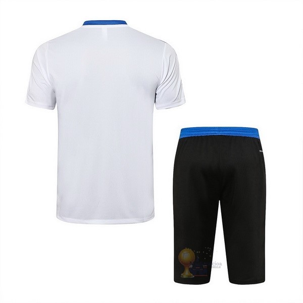 Calcio Maglie Formazione Set Completo Real Madrid 2021 2022 Bianco I Nero