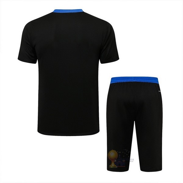 Calcio Maglie Formazione Set Completo Real Madrid 2021 2022 Nero Blu