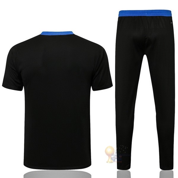 Calcio Maglie Formazione Set Completo Real Madrid 2021 2022 Nero I Blu