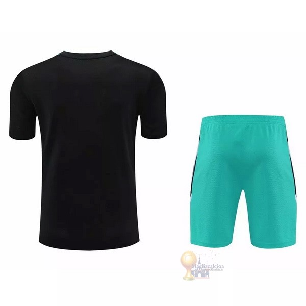 Calcio Maglie Formazione Set Completo Real Madrid 2021 2022 Nero Verde