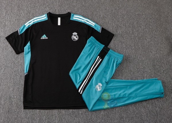 Calcio Maglie Formazione Set Completo Real Madrid 2022 2023 Nero Verde