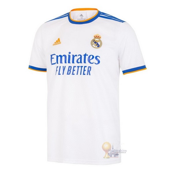 Calcio Maglie Home Maglia Real Madrid 2021 2022 Bianco