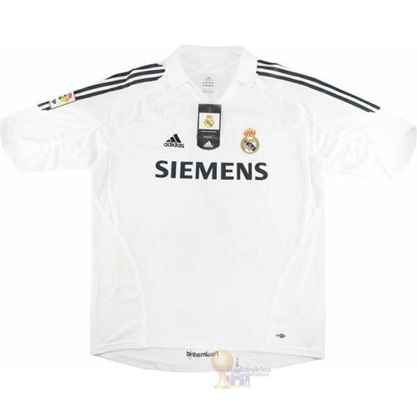 Calcio Maglie Home Maglia Real Madrid Retro 05 06 Bianco