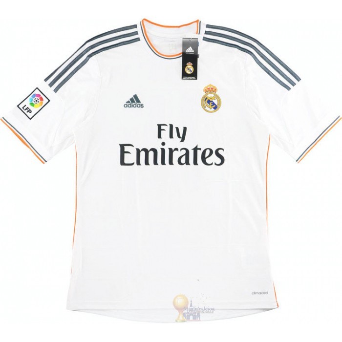 Calcio Maglie Home Maglia Real Madrid Retro 2013 2014 Bianco