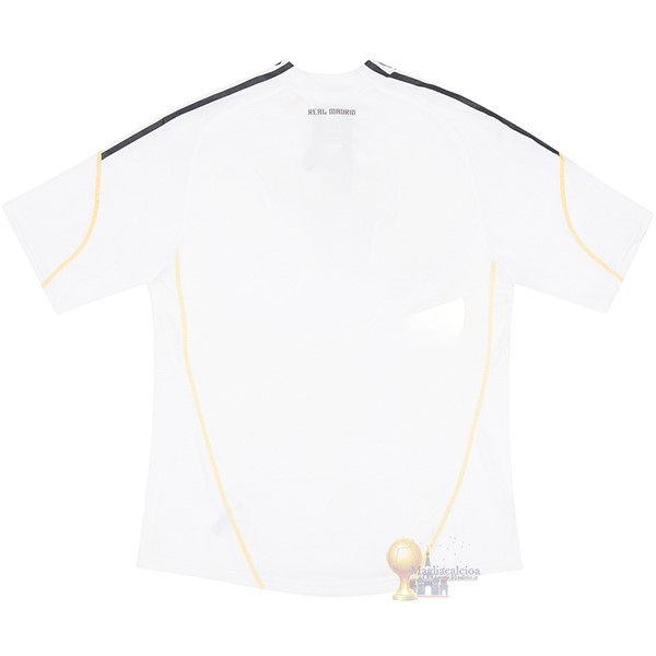 Calcio Maglie Home Maglia Real Madrid Stile rétro 2009 2010 Bianco
