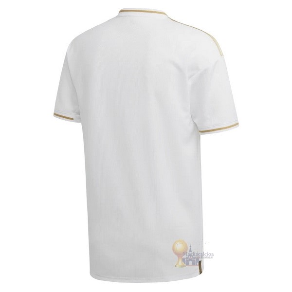 Calcio Maglie Home Maglia Real Madrid Stile rétro 2019 2020 Bianco