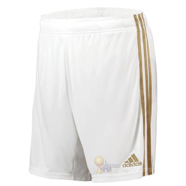 Calcio Maglie Home Pantaloni Real Madrid 2019 2020 Bianco