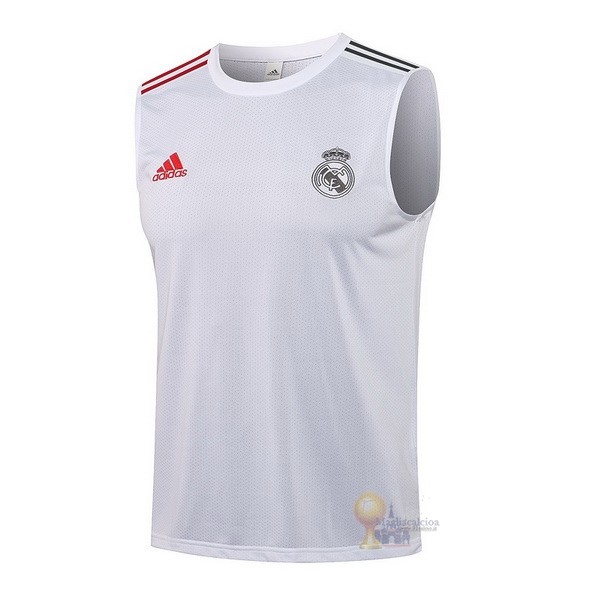 Calcio Maglie Maglia Sin Mangas Real Madrid 2021 2022 I Bianco