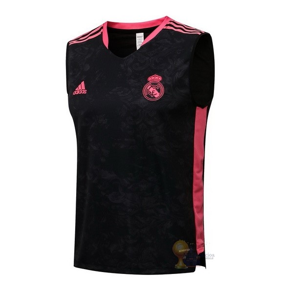 Calcio Maglie Maglia Sin Mangas Real Madrid 2021 2022 Nero Rosa