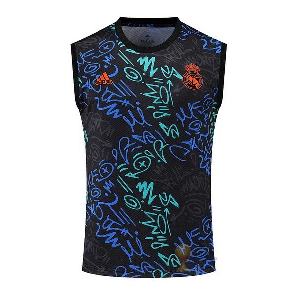 Calcio Maglie Maglia Sin Mangas Real Madrid 2022 2023 Nero I Verde