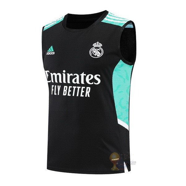 Calcio Maglie Maglia Sin Mangas Real Madrid 2022 2023 Nero Verde