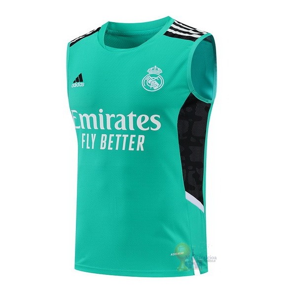 Calcio Maglie Maglia Sin Mangas Real Madrid 2022 2023 Verde Nero