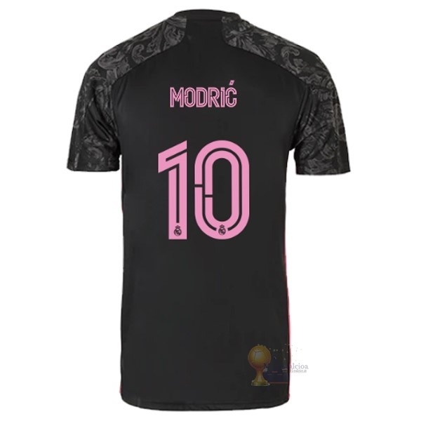 Calcio Maglie NO.10 Modric Terza Maglia Real Madrid 2020 2021 Nero