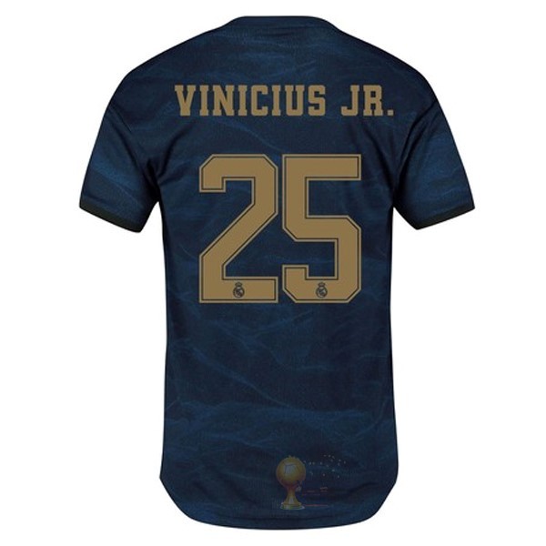 Calcio Maglie NO.25 Vinicius JR. Away Maglia Real Madrid 2019 2020 Blu