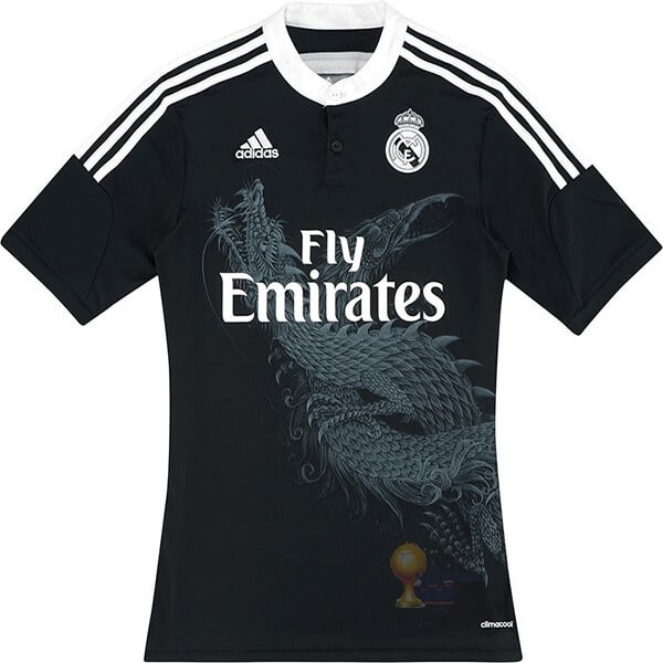 Calcio Maglie Terza Maglia Real Madrid Retro 2014 2015 Nero