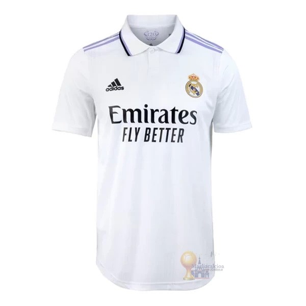 Calcio Maglie Thailandia Home Jugadores Maglia Real Madrid 2022 2023 Bianco