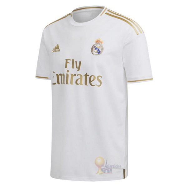 Calcio Maglie Thailandia Home Maglia Real Madrid 2019 2020 Bianco