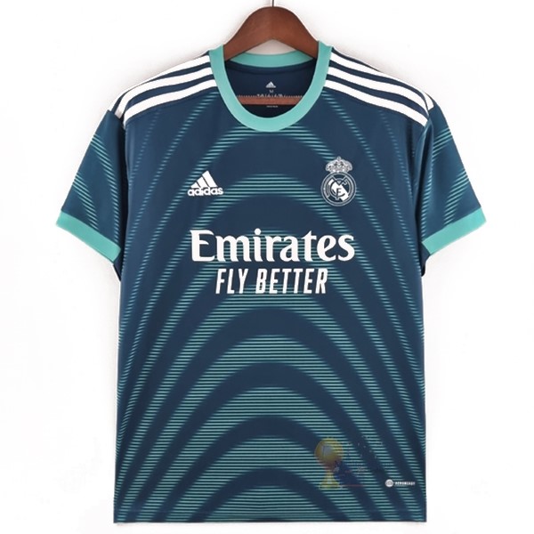 Calcio Maglie Thailandia speciale Maglia Real Madrid 2022 2023 Blu Verde