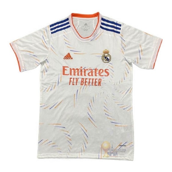 Calcio Maglie concetto Home Maglia Real Madrid 2021 2022 Bianco